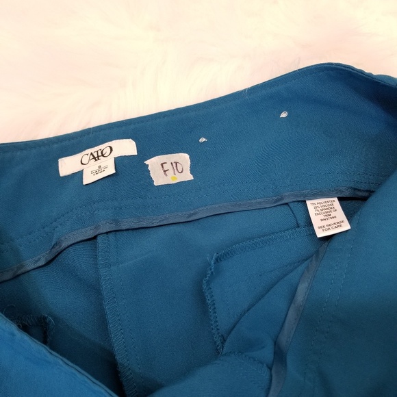 🌻🌺🌻NWOT CATO HIGH WAISTED TAPERED CAPRIS!! - Picture 6 of 7